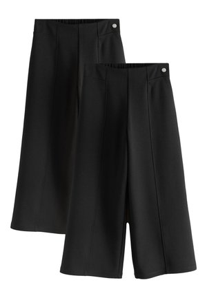 Clarks, REGULAR FIT - WIDE LEG PULL ON SCHOOL TROUSERS 2 PACK . - Bukser - black