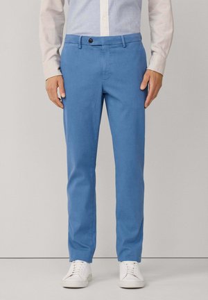 MICROSTRUCTURED - Pantalones chinos - dark denim blue