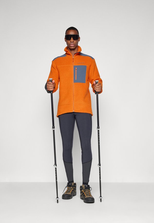 TROLLVEGGEN JACKET - Fleece jacket - gold flame2