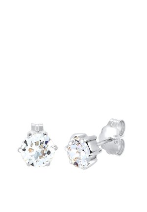 SPARKLING BASIC - MIT KRISTALLEN VON SWAROVSKI® - Øreringe - silberfarben