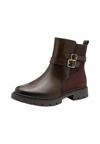 Tamaris Bottines à plateau - mocca