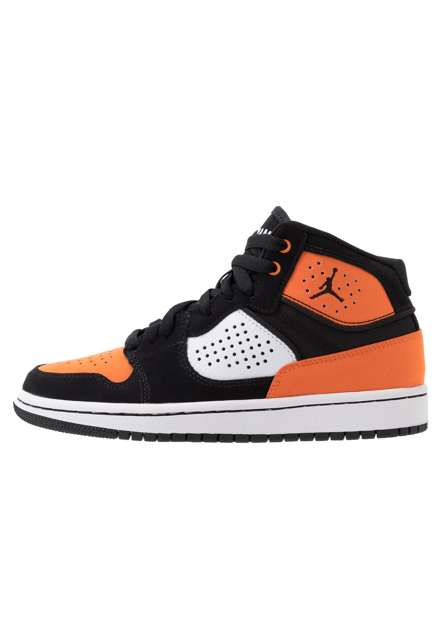 jordan access black orange
