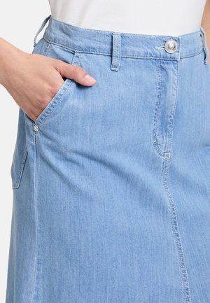 Jupe En Jean Sportmax Code - Taille 38 - Bleu Délavé - 100% Coton - Occasion Très Bon état