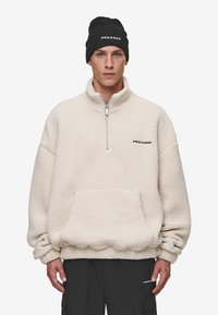Pegador PUKA HALF ZIP - Flísová bunda - light beige