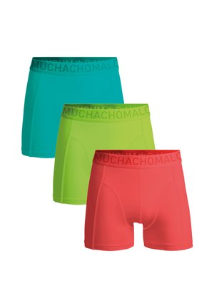 3-PACK SOLID - Boxershort - pink/green/blue
