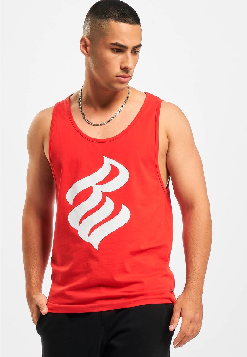 Rocawear - BASIC TANK - Top - red, Ampliar