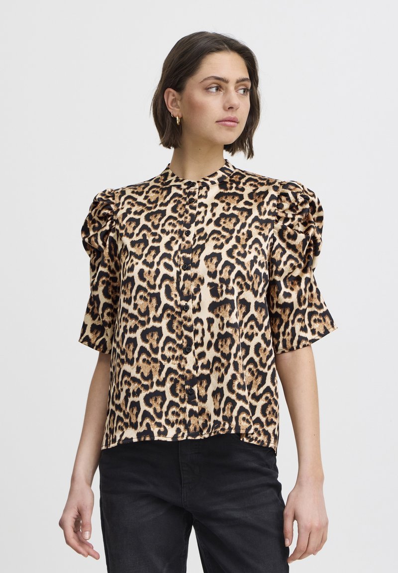 ICHI - IXNINA - Blouse - stucco leo print, Vergroten