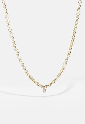 Yvonne Leon COLLIER JASERON FLOTTANT ROND - Necklace - yellow gold-coloured