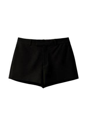 Stradivarius, TAILORED SHORTS WITH BELT LOOPS - Short - black