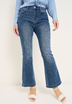 Camomilla Italia, DIKY - TROUSERS - Bootcut jeans - night blue (solid)