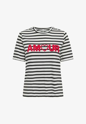 ONLY, ONLKIKO - T-shirt print - cloud dancer