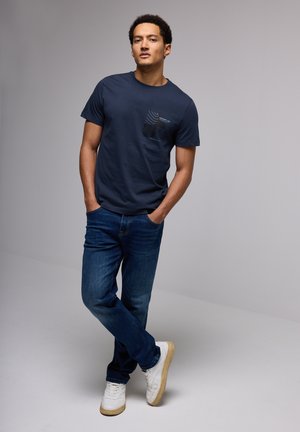 T-shirt print - blau