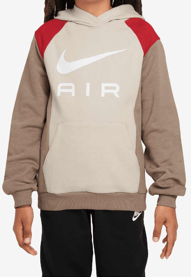 Nike Sportswear AIR - Luvtröja - khaki light orewood brn university burn