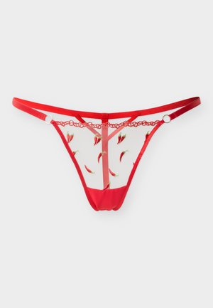 HOT ROMANCE  - Chilot string - red