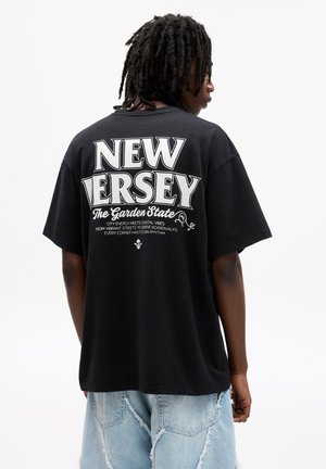 PULL&BEAR NEW - Print T-shirt - dark grey