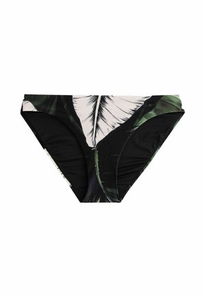 FIT - Bas de bikini - green black leaf