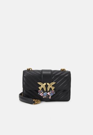 LOVE MINI ICON - Skulderveske - nero/antique gold