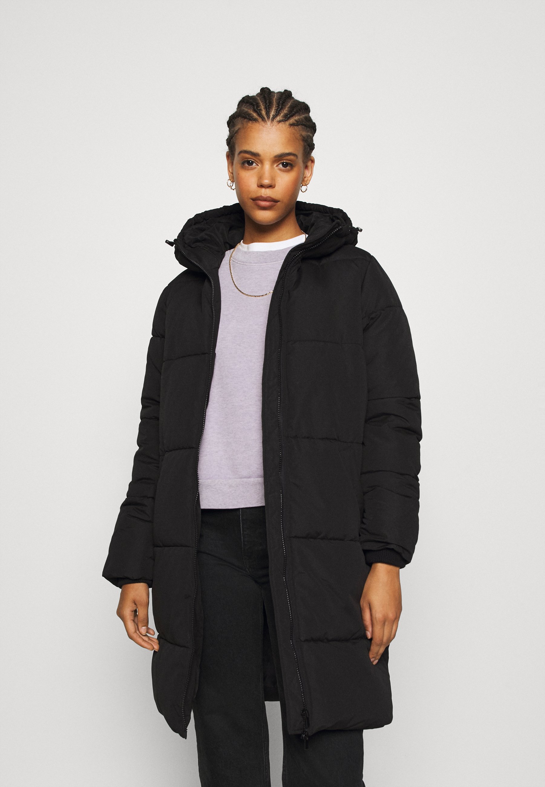 Vila VITRUST Vinterkåpe frakk blacksvart Zalando.no Vila Dunkåpe frakk blacksvart Zalando.no