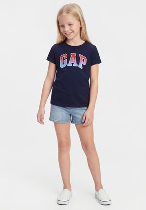 GAP VALUE TEE UNISEX - Nyomott mintás póló - navy uniform