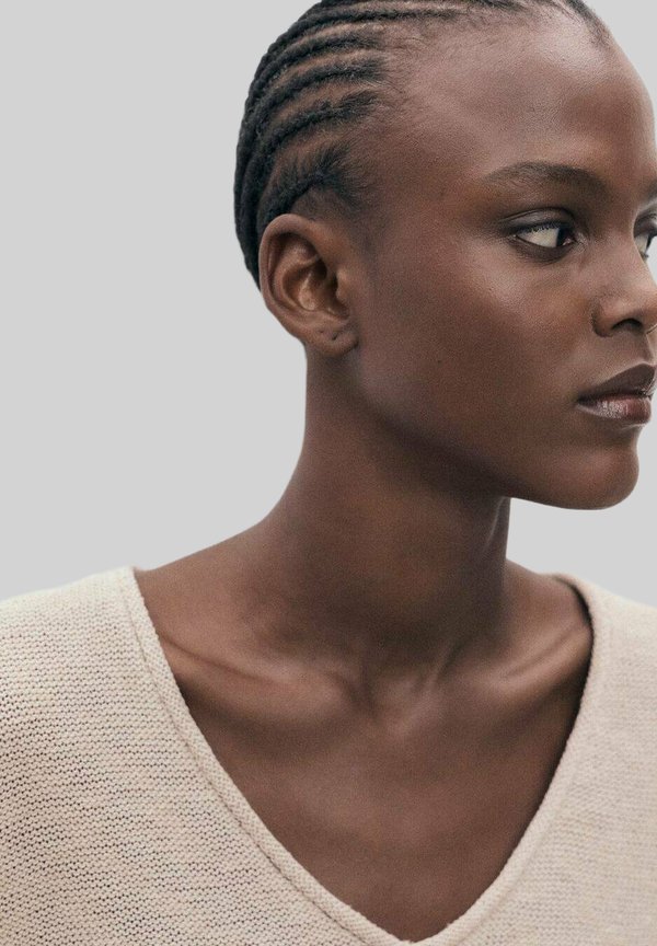 V-NECK - Jumper - beige2