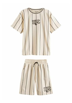 Next GRAPHIC AND SET - Shorts - cream nyc