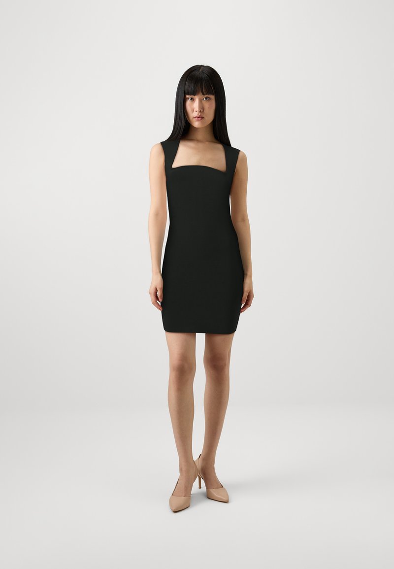 black dress guess MARCIANO BY VICTOIRE BANDAGE - Jumper dress Waist:31 this bodycon style features sweater-dress Lindsay - 10 drawer