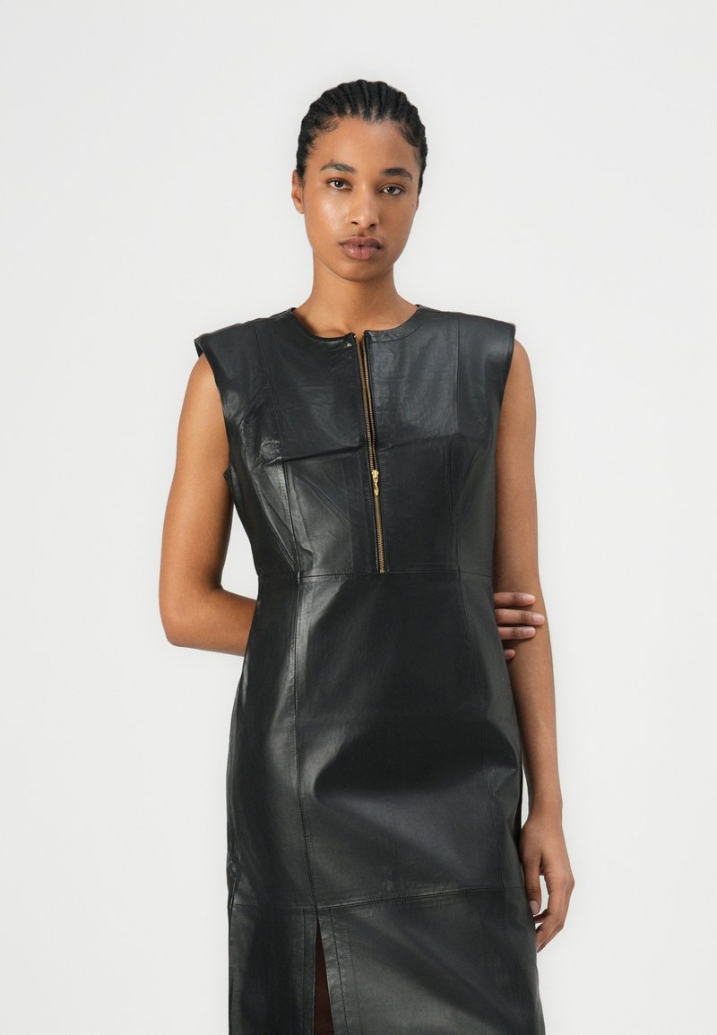 knee length dresses for ladies As by DF Mrs. Smith Stretch Leather Dress main image 1
