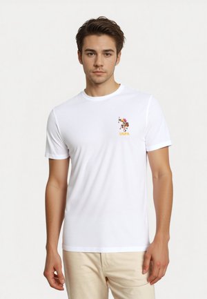 U.S. Polo Assn. KURZARM REITER - T-shirts print - weiss