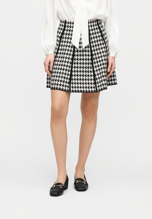 Mini skirts  - black/white