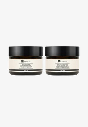 Dr Botanicals TATTOO SOOTHING AND MOISTURISING DUO CREAM & BALM 50ML X 2 brązowy