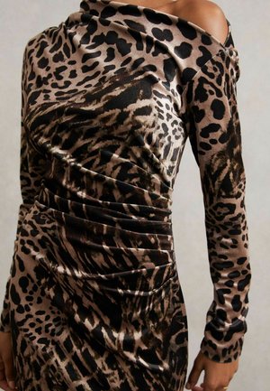 Reiss, Egyenes szabású ruha - black brown