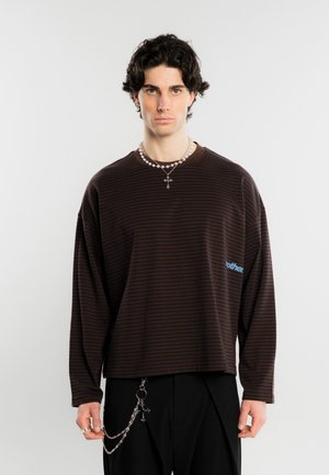 Another Cotton Lab, ANOTHER SANTAL LONGSLEEVE - T-shirt à manches longues - brown stripes