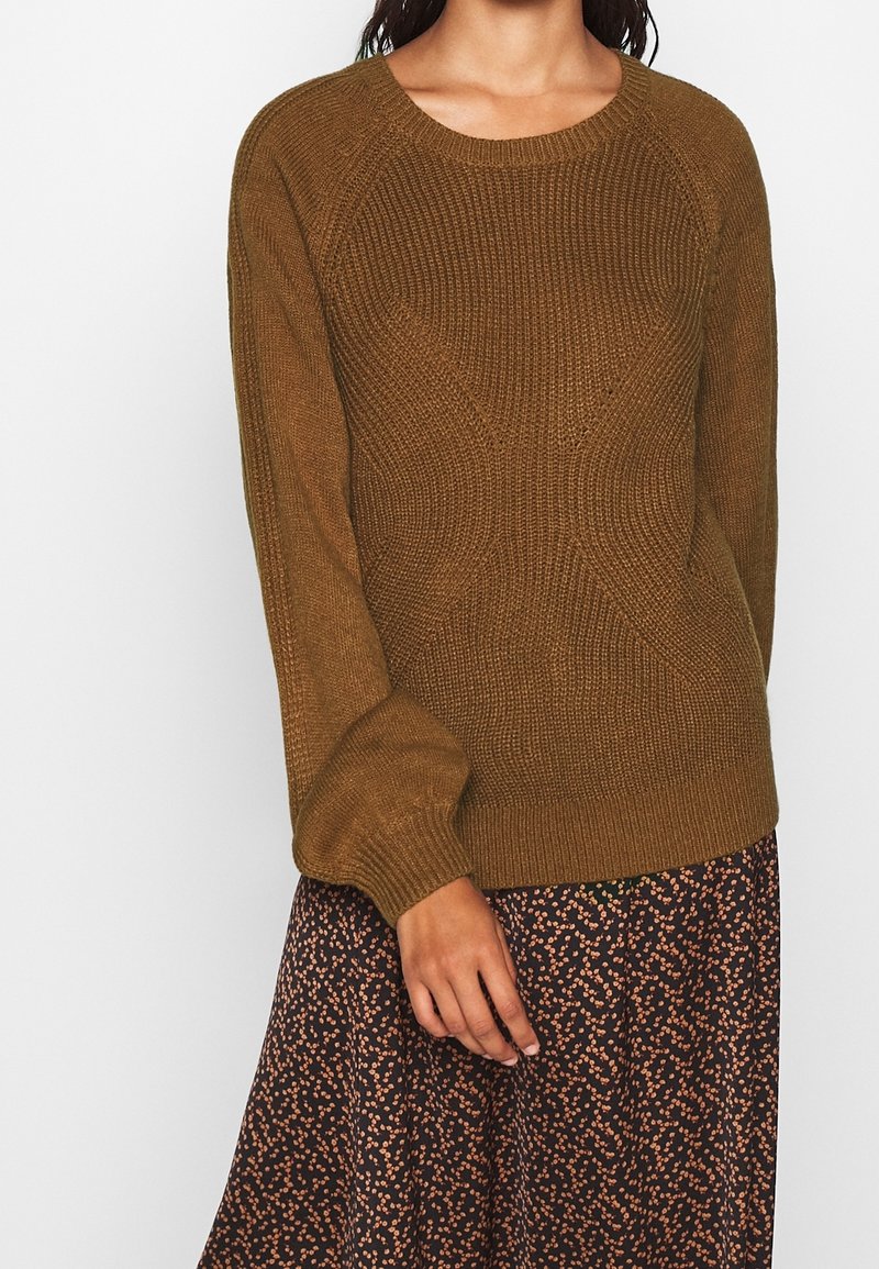 VILA Strickpullover - brown