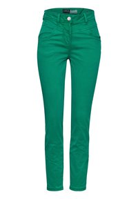 SLIM FIT - Slim fit jeans - grün