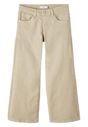 NKFROSE WIDE TWI-TP - Jeans a zampa - safari