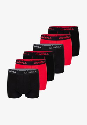 O'Neill, 6 PACK - Trunks - 6x black red (700p)
