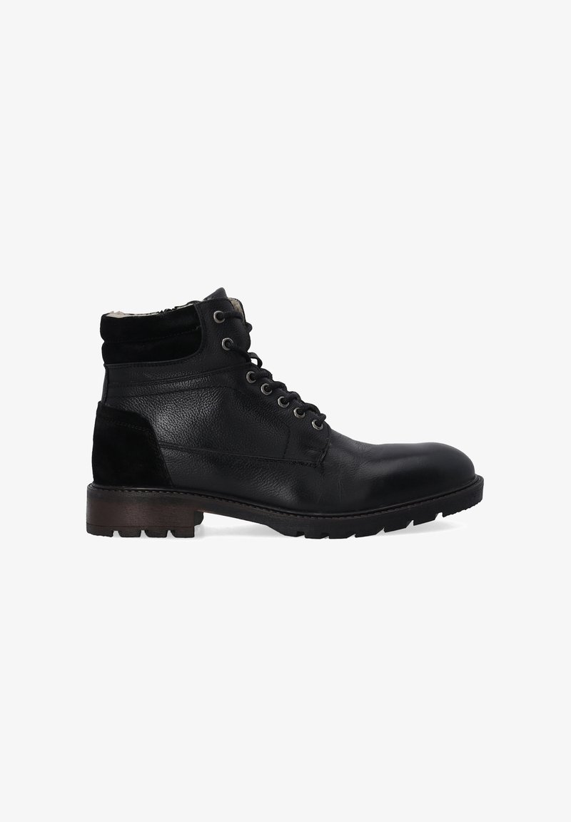 VENEZIA ANKLE BOOTS - Schnürstiefelette - black