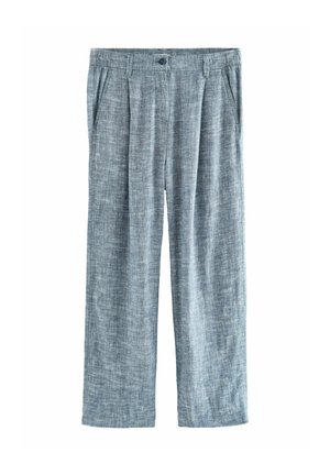 BLEND WIDE LEG PETITE - Tygbyxor - blue