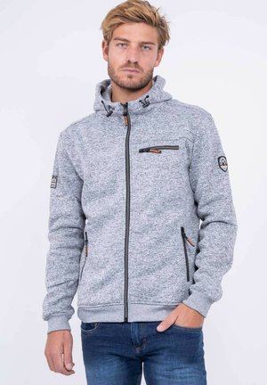 COL MONTANT CAPUCHE WEMOVE - Sweat zippé - mottled grey