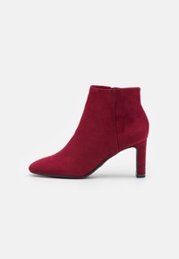 Tamaris Bottines à talons hauts - dark red