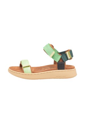 Woden, SANDALS LINE - Outdoorsandalen - apple green multi