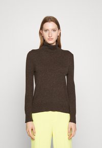 pure cashmere TURTLENECK - Camisola - cocoa brown