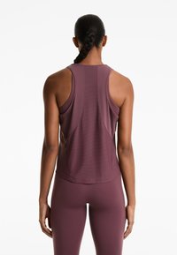 OYSHO TECHNICAL SLEEVELESS  - Top - mottled dark purple