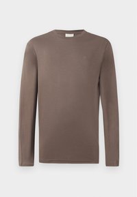 SUPIMA SOLID CREW - Longsleeve - morel