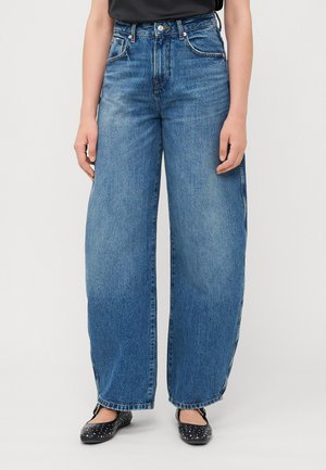 ONLTAYLOR BARREL - Loose Jeans - dark blue denim