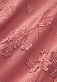 Next TIE NECK FLORAL-REGULAR FIT - Blūze - blush pink