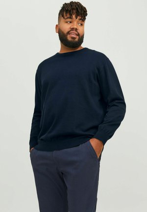 JJEBASIC CREW NECK - Džemperis - navy blazer