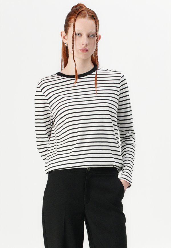 SLFESSENTIAL STRIPED O NECK TEE - Long sleeved top3