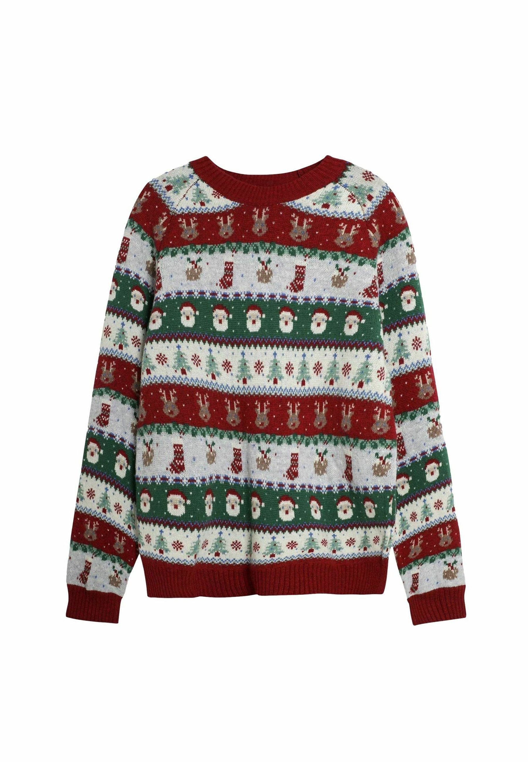 JoJo Maman Bébé FESTIVE FRIENDS FAIR ISLE REGULAR FIT Jersey