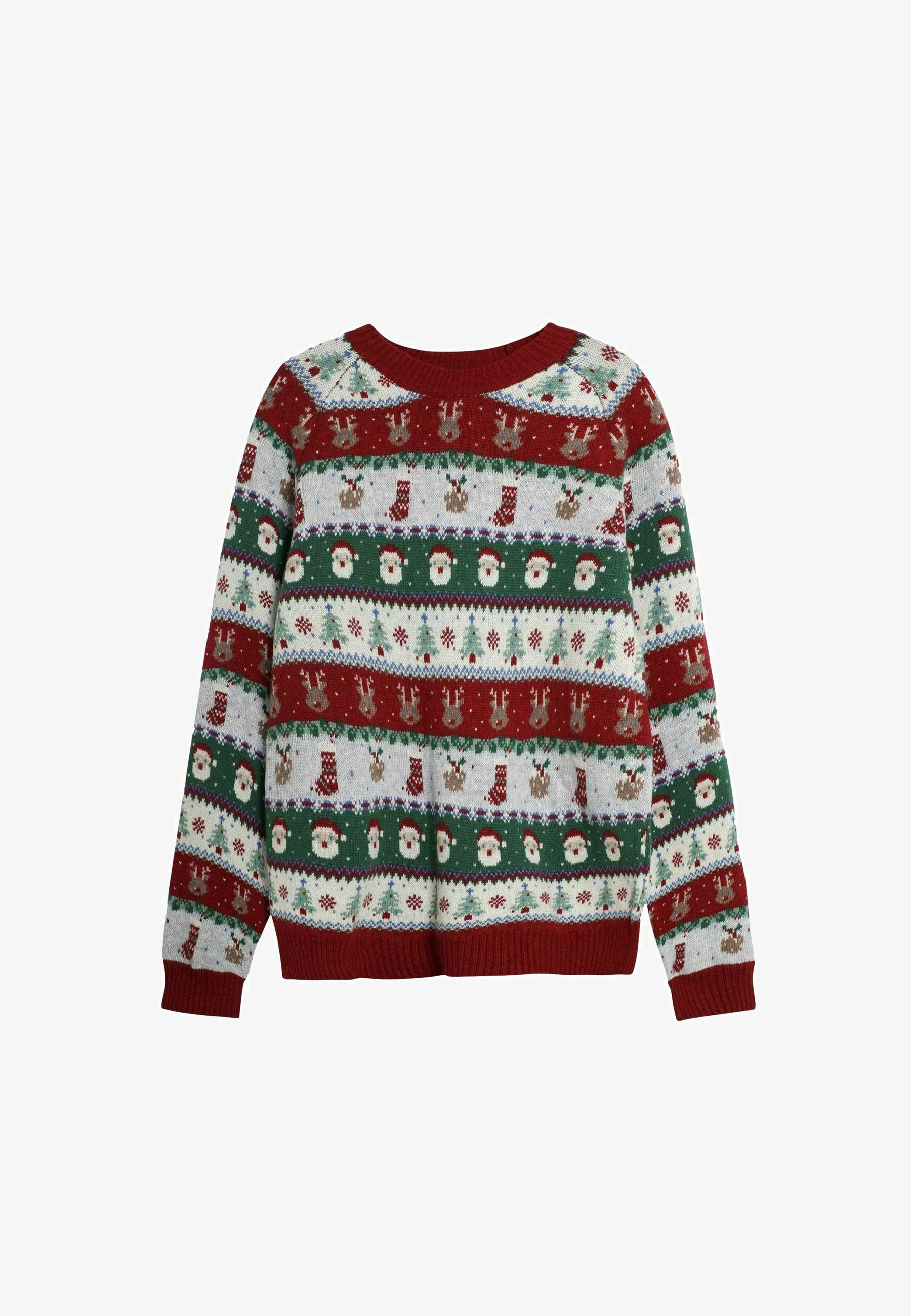 JoJo Maman Bébé FESTIVE FRIENDS FAIR ISLE REGULAR FIT Jersey